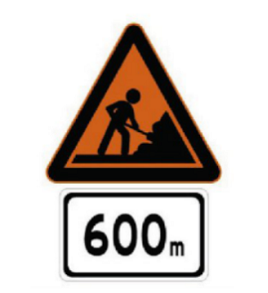 施工點距離標(biāo)志